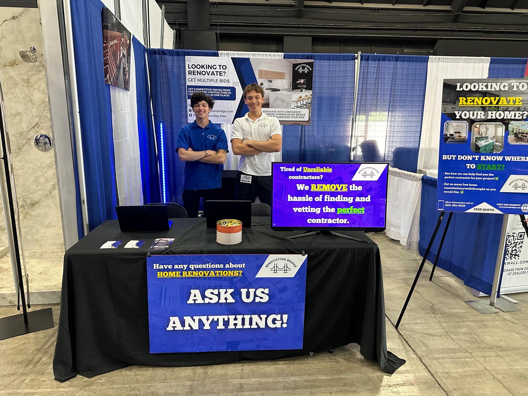 Our Booth At The Pleasanton Home Show!